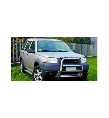 Bull Bar protezione anteriore inox lucido Land Rover Freelander 1997-2003