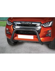 Bull Bar protezione anteriore inox lucido NERO 70mm Isuzu D Max dal 2020