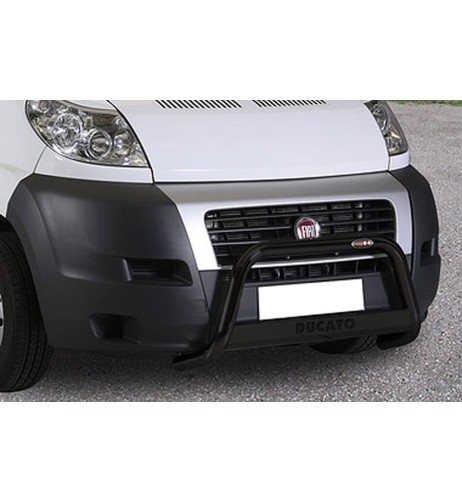 Bull Bar protezione anteriore inox NERO 60mm Fiat Ducato 2006 2013