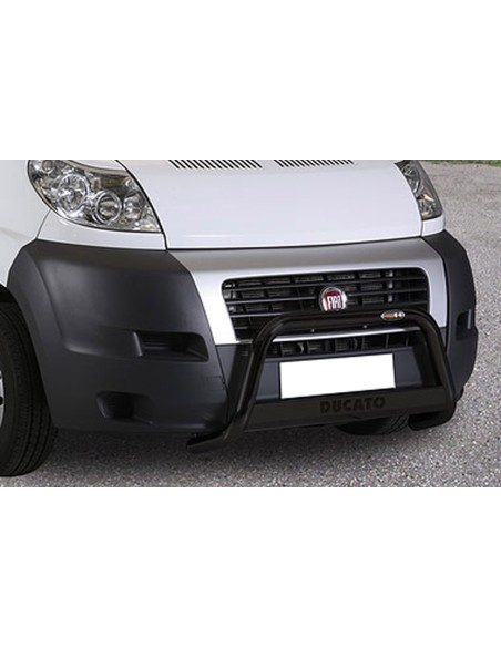 Bull Bar protezione anteriore inox NERO 60mm Fiat Ducato 2006 2013