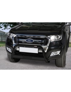 Bull Bar protezione anteriore inox NERO 60mm Ford Ranger 2012 2022