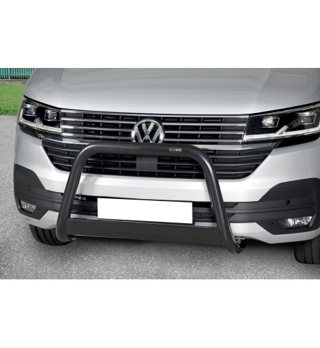 Bull Bar protezione anteriore NERO con traversa VW Transporter T6 1 dal 201