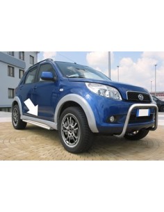 Coppia minigonne in ABS silver Daihatsu Terios 2006 2008