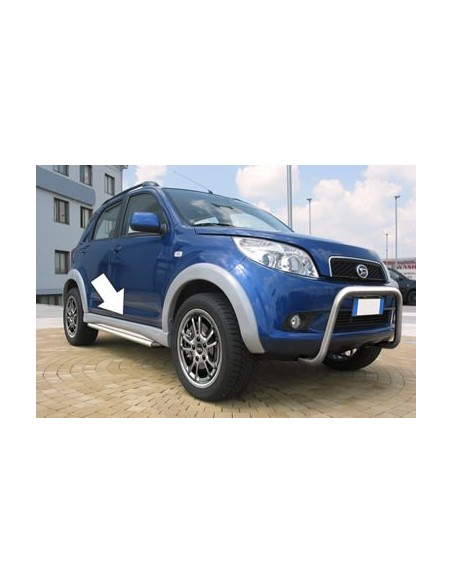 Coppia minigonne in ABS silver Daihatsu Terios 2006 2008
