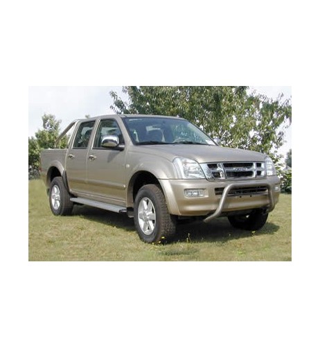 Coppia protezioni fari posteriori acciaio inox lucido Isuzu D Max 2003 2011