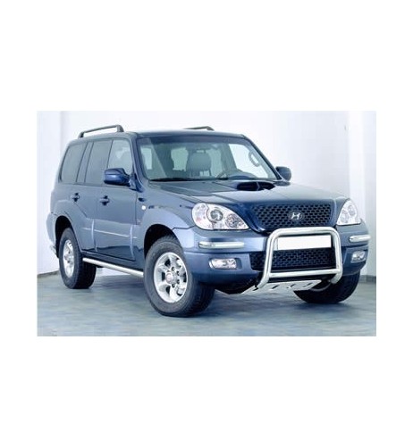 Coppia protezioni posteriori acciaio inox 50mm Hyundai Terracan dal 2005