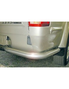 Coppia protezioni posteriori acciaio inox 60mm Isuzu D Max dal 2003 al 2007