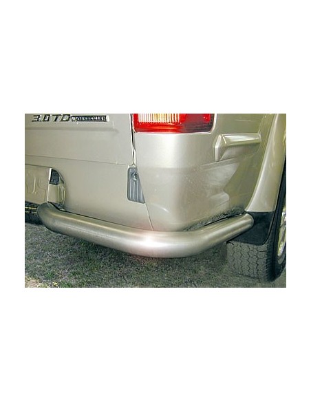 Coppia protezioni posteriori acciaio inox 60mm Isuzu D Max dal 2003 al 2007