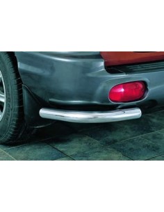 Coppia protezioni posteriori acciaio inox Hyundai Santa Fe dal 2002 al 200