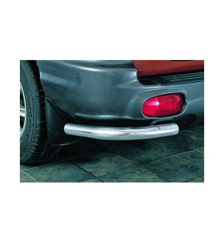 Coppia protezioni posteriori acciaio inox Hyundai Santa Fe dal 2002 al 200