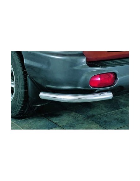 Coppia protezioni posteriori acciaio inox Hyundai Santa Fe del 2005