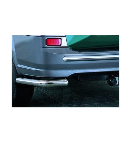 Coppia protezioni posteriori acciaio inox Hyundai Terracan dal 2002 al 2004