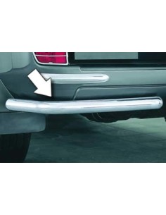 Coppia protezioni posteriori acciaio inox lucido Toyota Land Cruiser 120 12