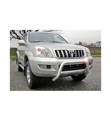Coppia protezioni posteriori acciaio inox lucido Toyota Land Cruiser 120 12