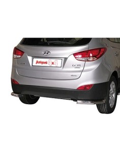 Coppia protezioni posteriori inox lucido 60mm Hyundai ix35 dal 2009