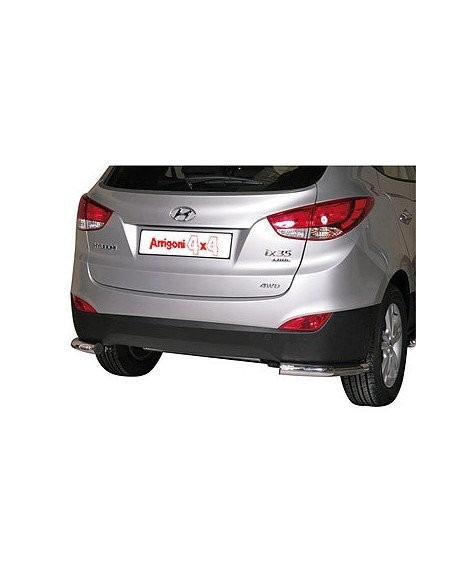 Coppia protezioni posteriori inox lucido 60mm Hyundai ix35 dal 2009