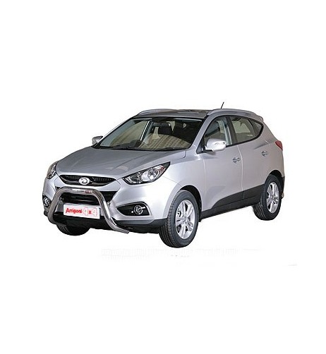 Coppia protezioni posteriori inox lucido 60mm Hyundai ix35 dal 2009