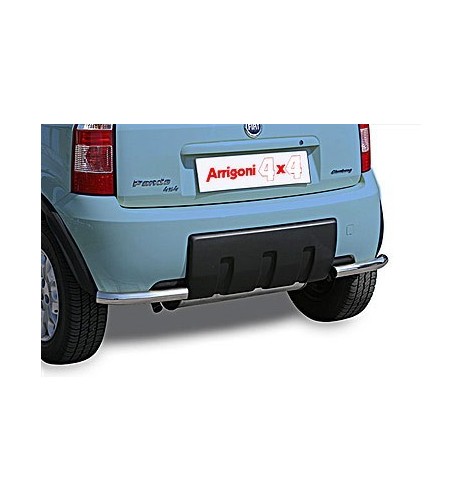 Coppia protezioni posteriori inox lucido Fiat Panda 4x4 2005 2012