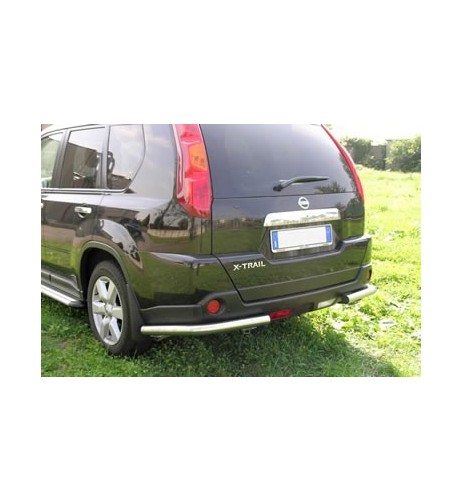 Coppia tubi di protezione posteriore inox 60mm Nissan X Trail 2007 2010
