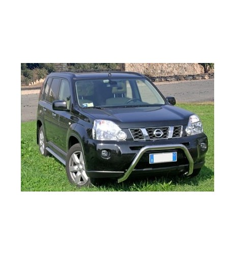Coppia tubi di protezione posteriore inox lucido 60mm Nissan X Trail 2007 2