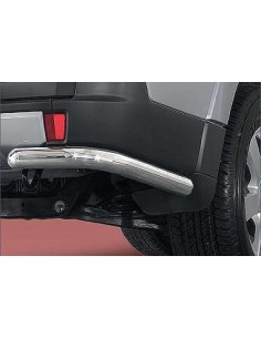 Coppia tubi di protezione posteriore inox lucido Mitsubishi Pajero 2P 2007 
