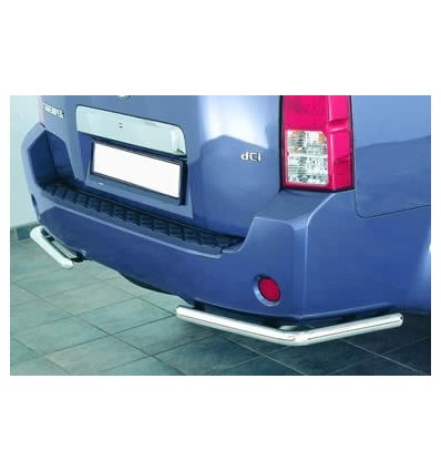 Coppia tubi di protezione posteriore inox lucido Nissan Pathfinder fino al 2010
