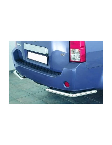 Coppia tubi di protezione posteriore inox lucido Nissan Pathfinder fino al 