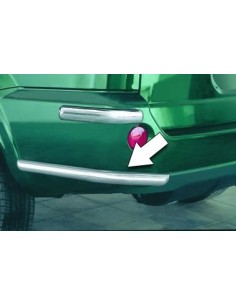 Coppia tubi di protezione posteriore inox lucido Nissan X Trail 2004 2006