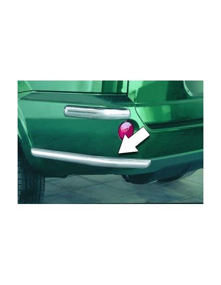 Coppia tubi di protezione posteriore inox lucido Nissan X Trail 2004 2006