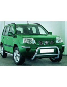 Coppia tubi di protezione posteriore inox lucido Nissan X Trail 2004 2006 2