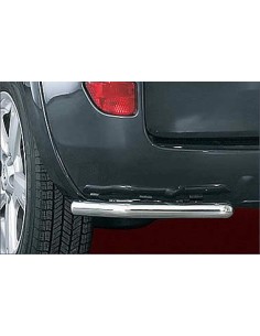 Coppia tubi di protezione posteriore inox lucido Toyota Rav4 2006 2008