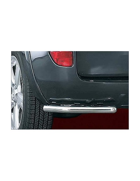Coppia tubi di protezione posteriore inox lucido Toyota Rav4 2006 2008