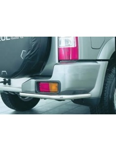 Coppia tubi di protezione posteriore inox Nissan Patrol GR dal 2003 al 2004