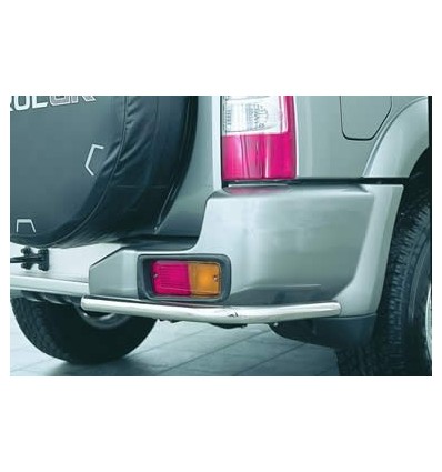 Coppia tubi di protezione posteriore inox Nissan Patrol GR dal 2003 al 2004