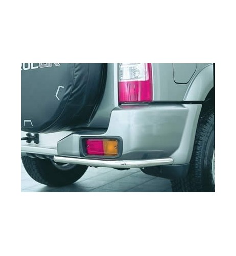 Coppia tubi di protezione posteriore inox Nissan Patrol GR dal 2003 al 2004