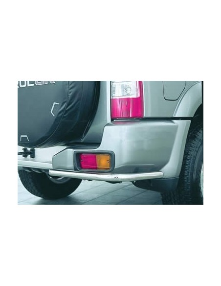 Coppia tubi di protezione posteriore inox Nissan Patrol GR dal 2003 al 2004