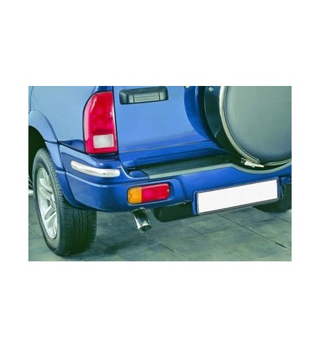Coppia tubi protezione posteriore acciaio inox lucido Suzuki XL7 dal 2004