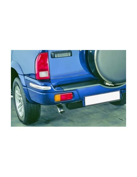 Coppia tubi protezione posteriore acciaio inox lucido Suzuki XL7 dal 2004