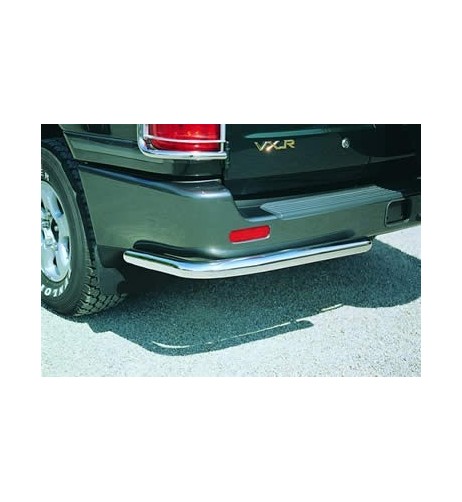 Coppia tubi protezione posteriore acciaio inox Toyota Land Cruiser 100