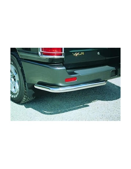 Coppia tubi protezione posteriore acciaio inox Toyota Land Cruiser 100