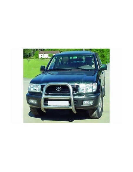 Coppia tubi protezione posteriore acciaio inox Toyota Land Cruiser 100