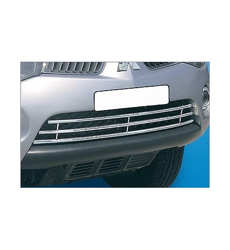 Griglia anteriore areazione inox lucido Mitsubishi L200 dal 2006 al 2009