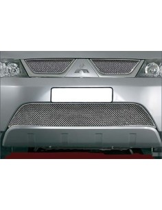 Griglia anteriore areazione inox lucido Mitsubishi Outlander dal 2007 al 20
