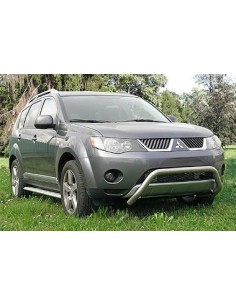 Griglia anteriore areazione inox lucido Mitsubishi Outlander dal 2007 al 20 2