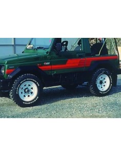 Kit completo modanature in ABS parafanghini e minigonne Suzuki Santana