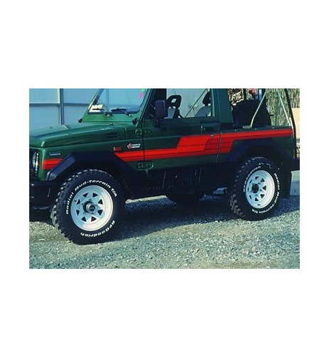 Kit completo modanature in ABS parafanghini e minigonne Suzuki Santana