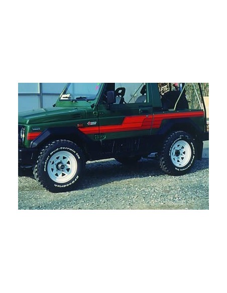 Kit completo modanature in ABS parafanghini e minigonne Suzuki Santana