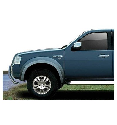 Kit parafanghini in ABS silver Ford Ranger Double Cab dal 2007 al 2009