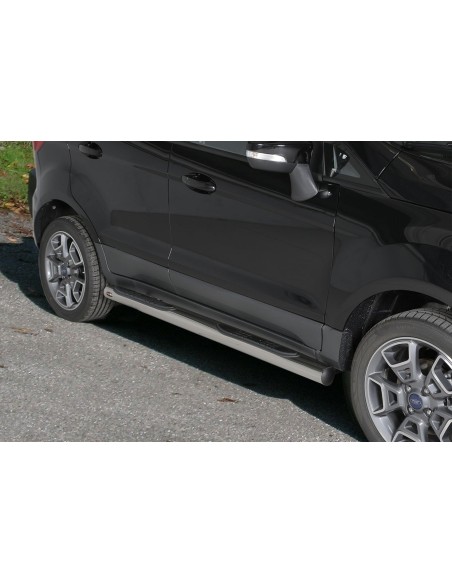 Pedane laterali acciaio inox lucido 70mm Ford Ecosport dal 2014