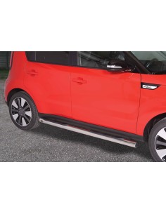 Pedane laterali acciaio inox lucido 70mm Kia Soul dal 2014